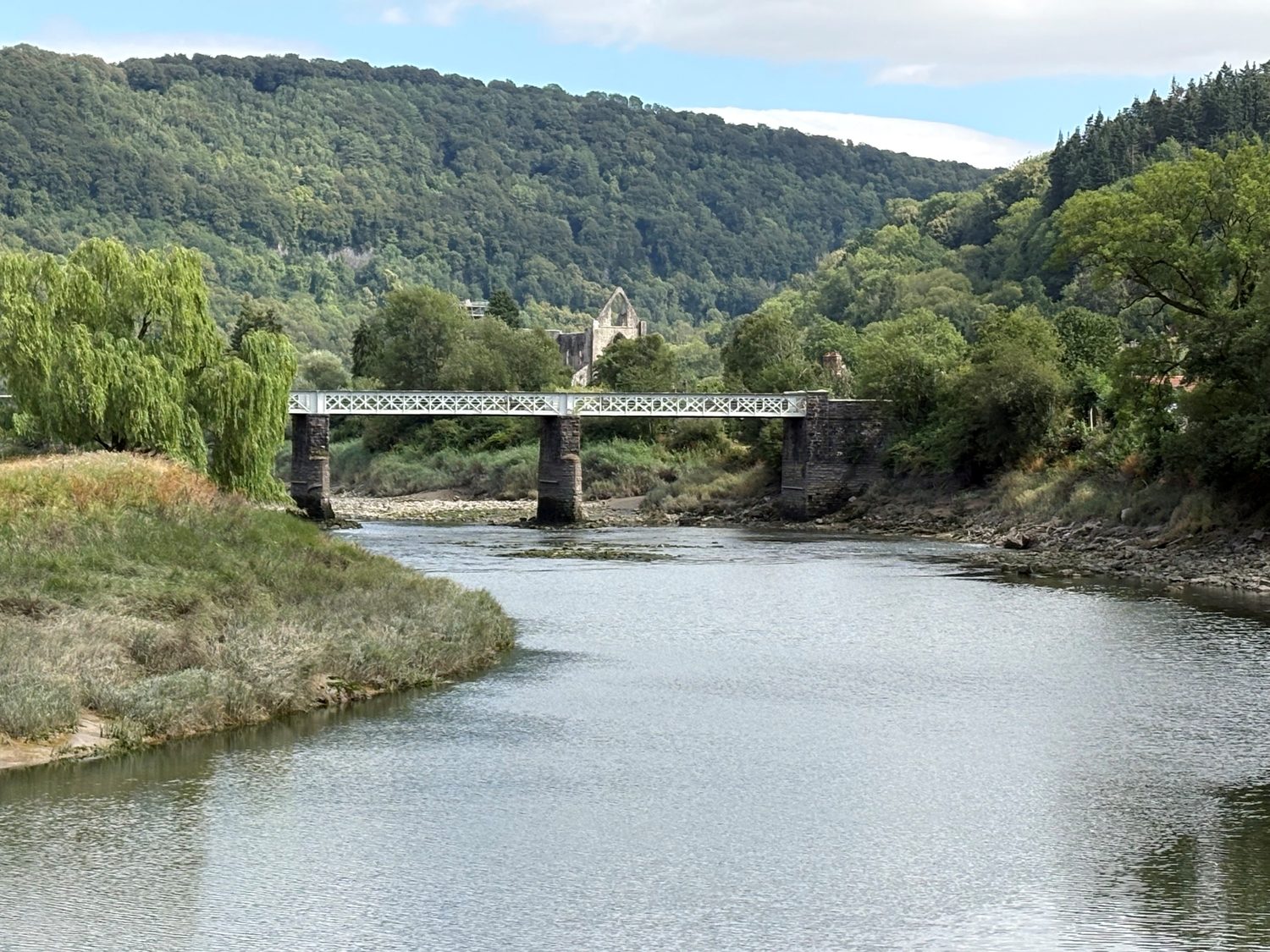 Tintern, with the view of the abbey from the discharge pipe